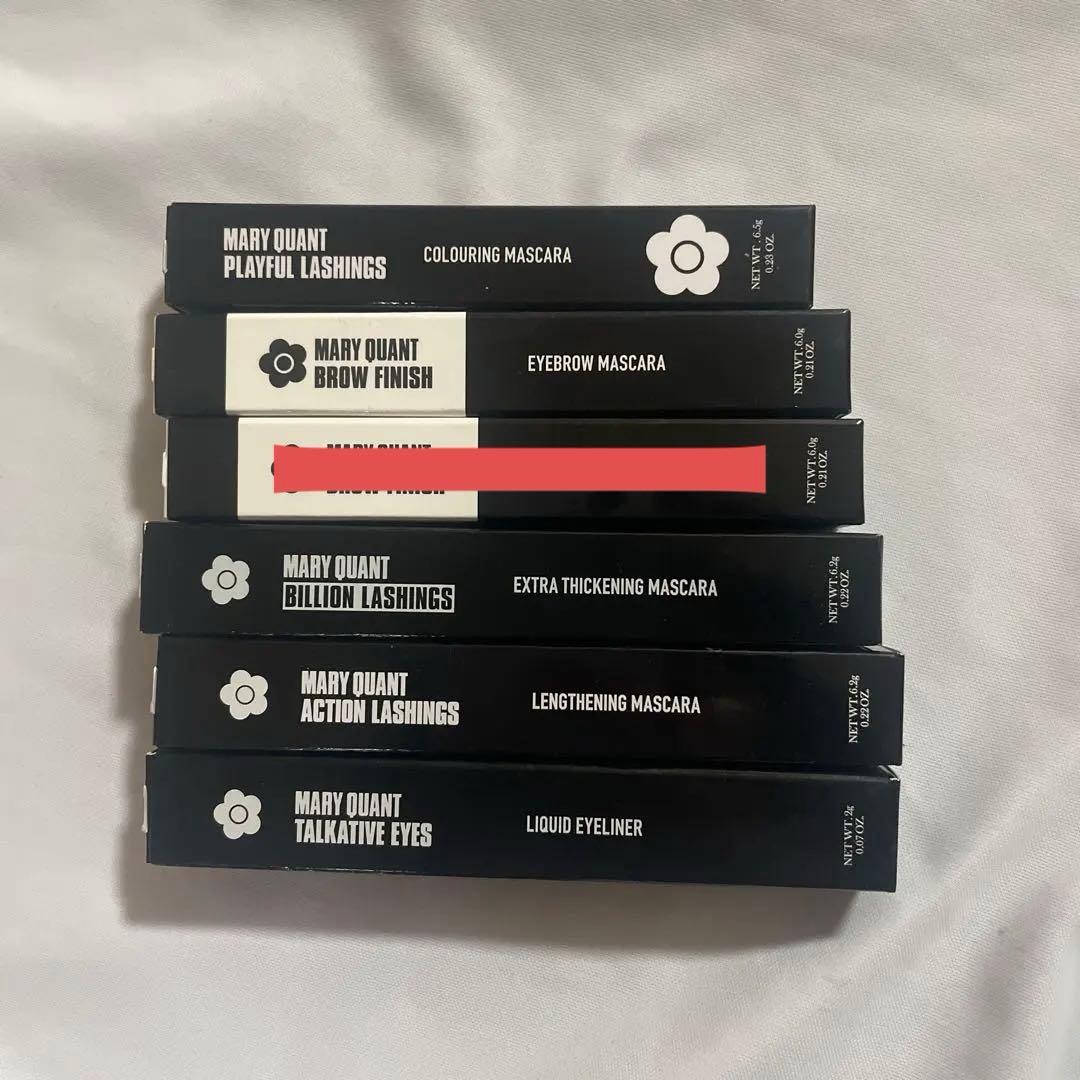 マリークワントメイクセット　マスカラ、眉マスカラ、アイライナー