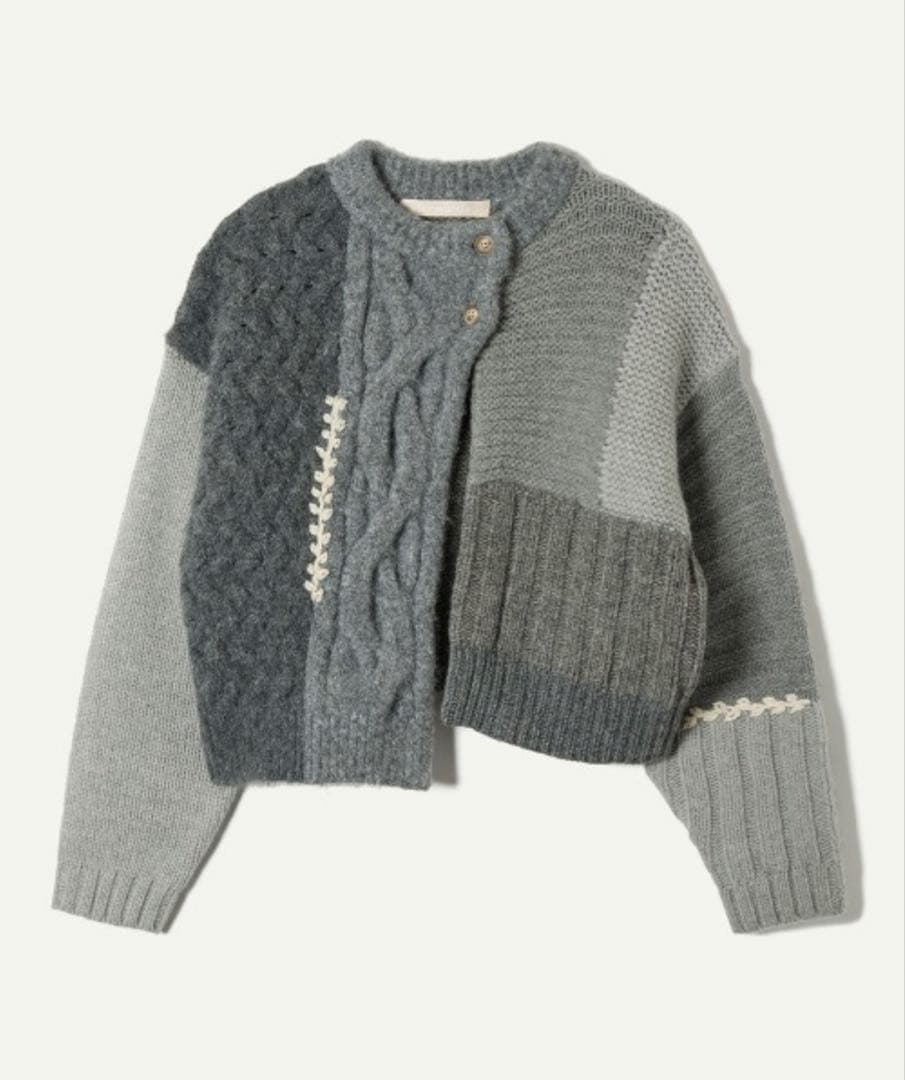 トップス Intarsia Cable Cardigan