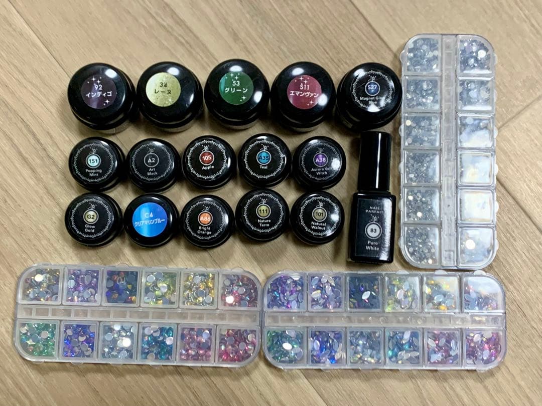 ネイルパフェ　ジェルアレルギー対応　酸不使用ジェルネイルカラー・ストーン　まとめ