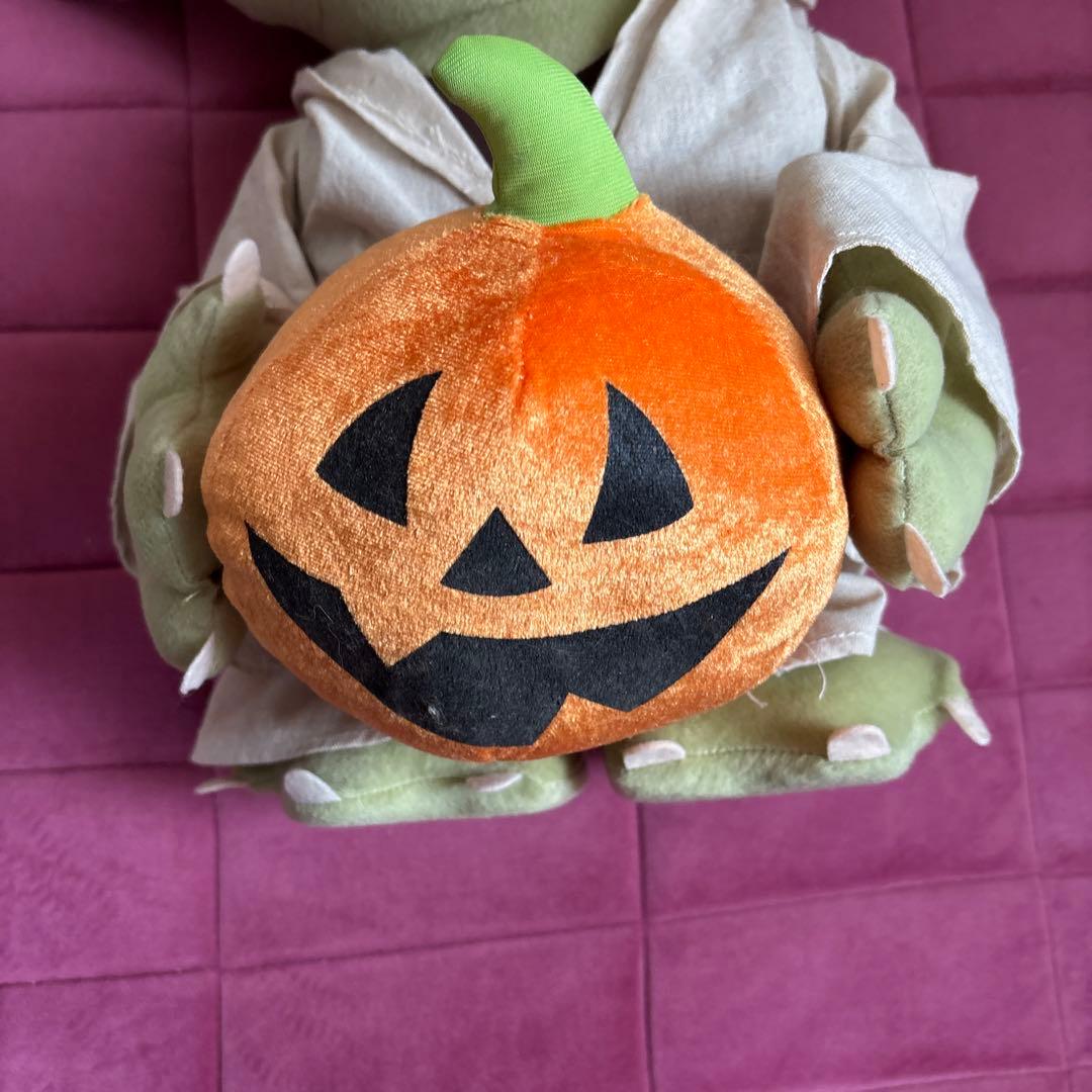 希少品　ヨーダ ぬいぐるみ ハロウィン　パンプキン