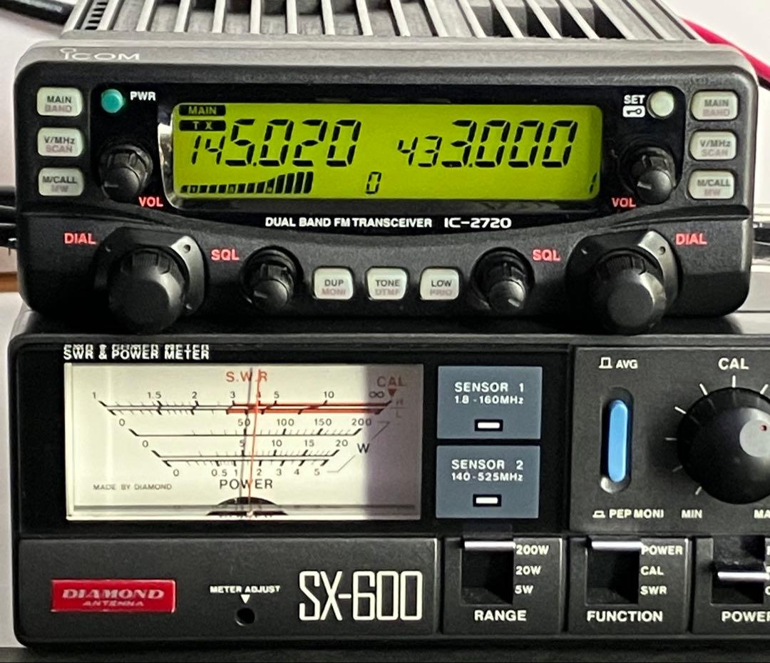 アイコムIC-2720D 50w アマチュア無線機
