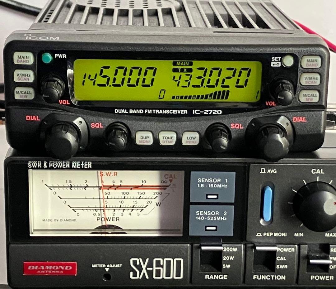 アイコムIC-2720D 50w アマチュア無線機