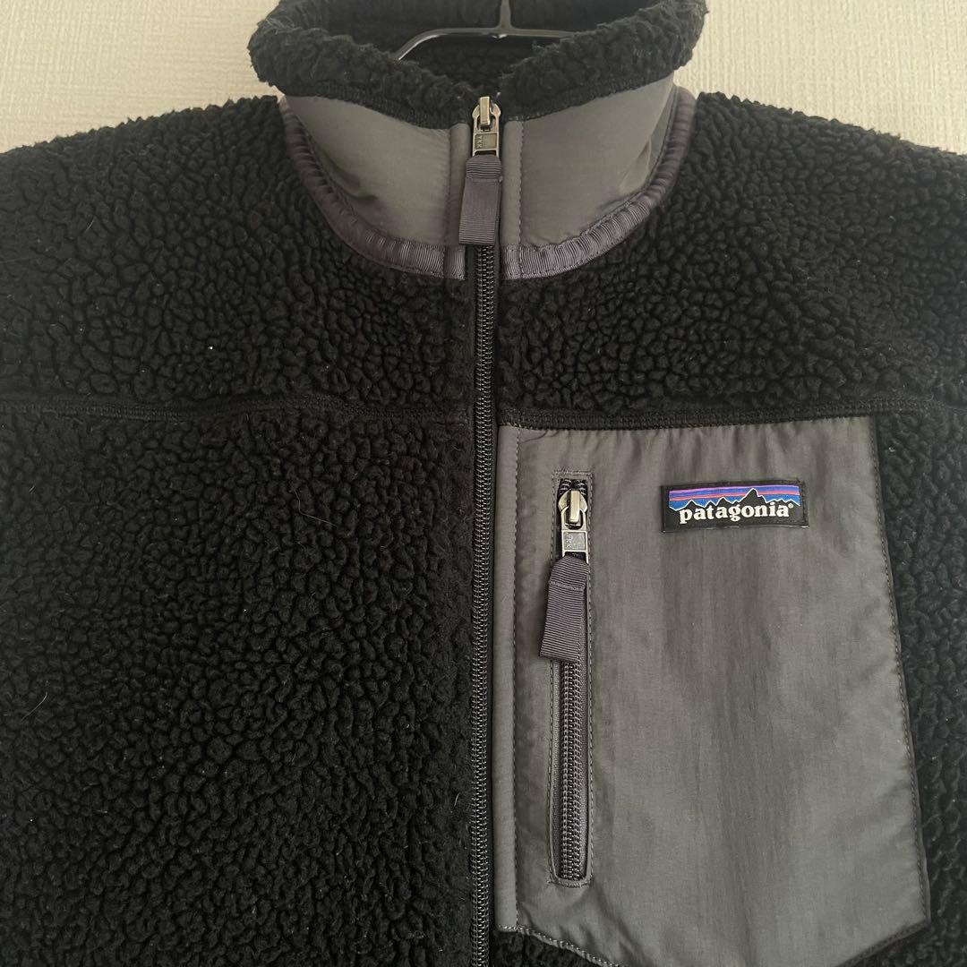 Patagonia パタゴニア　クラシックレトロxベスト　フリース　黒　ブラック