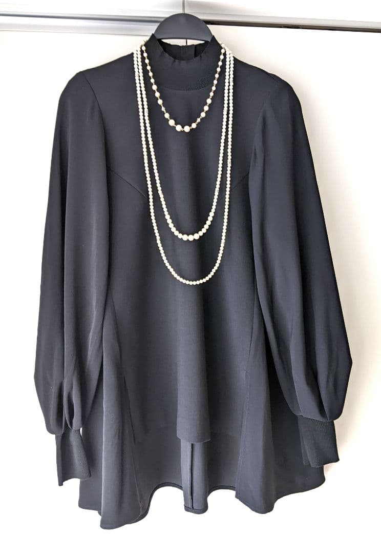 ENFOLD/エンフォルド　DOUBLECLOTH リブブラウス　ドゥーズィエム