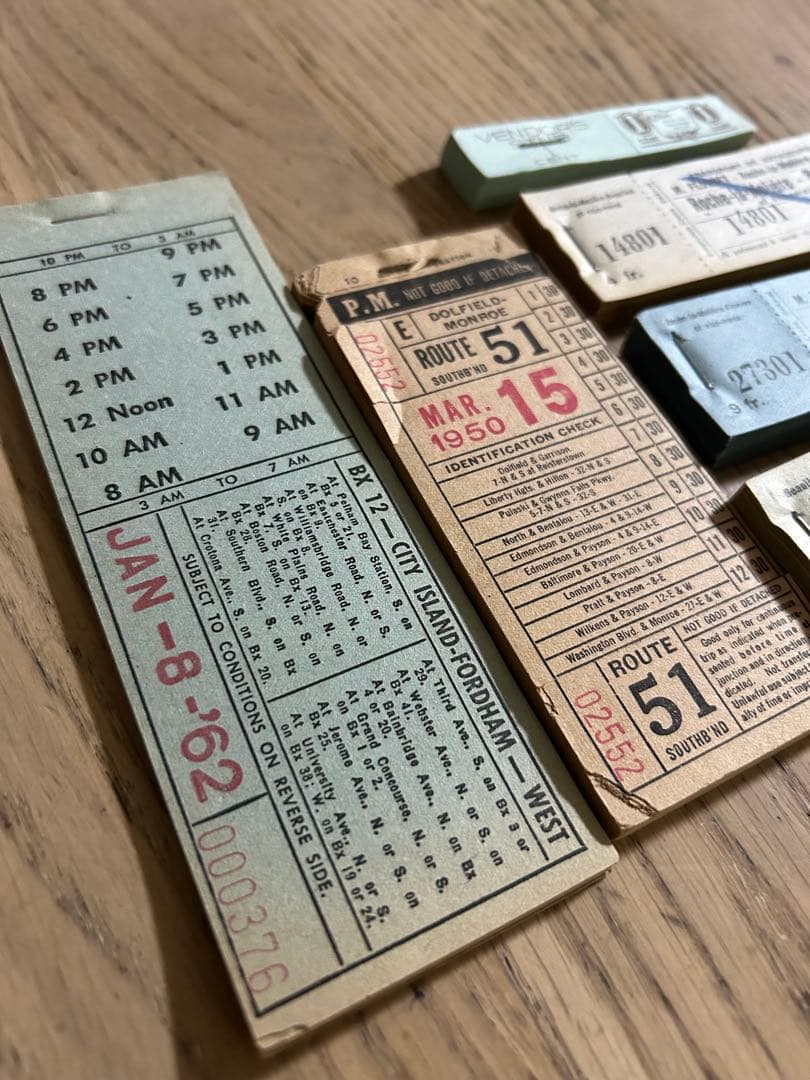 おまとめ　ブロックチケット　6冊 セット② セット③