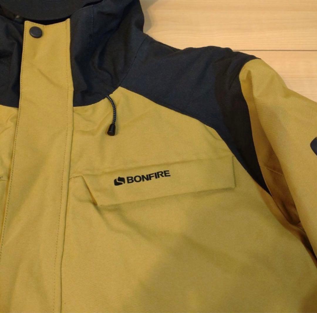 BONFIRE スノーボードジャケット イエロー/ブラック　中古美品