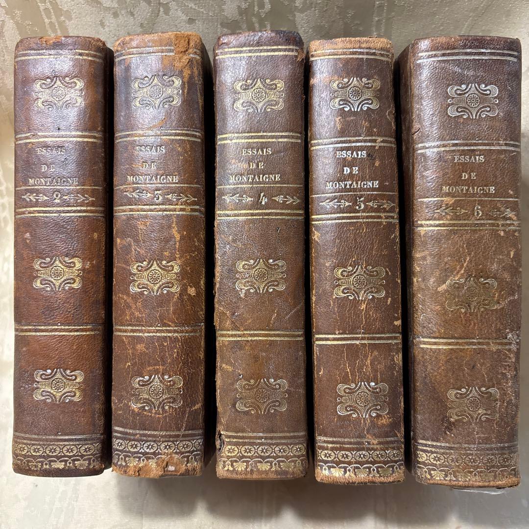 アンティーク　ビンテージ　フランス語　洋書　古書　洋古書　5巻セット