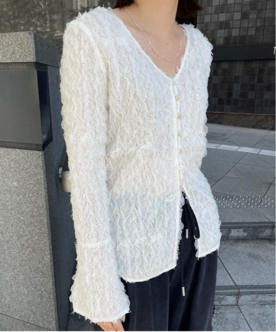 トップス FURYL JACQUARD TOP