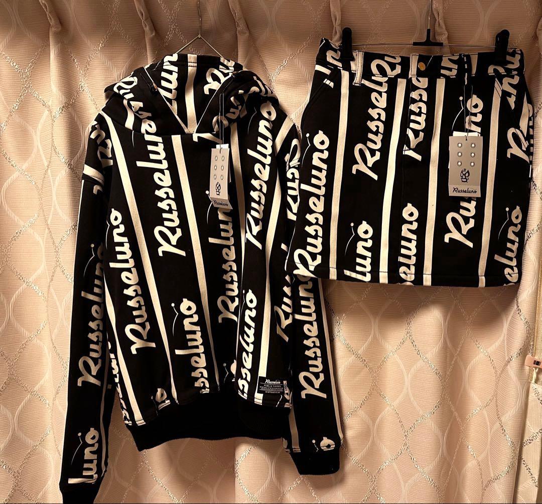 ラッセルノ　ゴルフウェア　フード付きパーカーとスカート　サイズ1