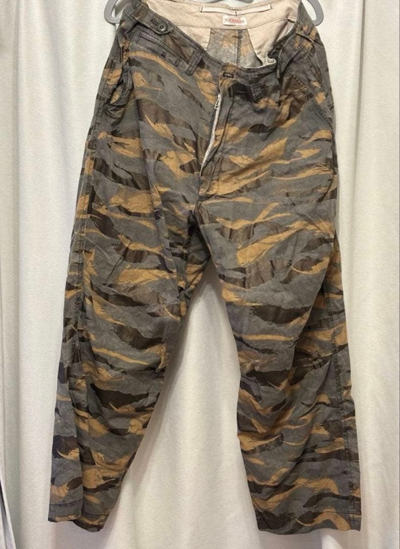 NICENESS 25ss KRAMER ミリタリーパンツ 柿乃葉