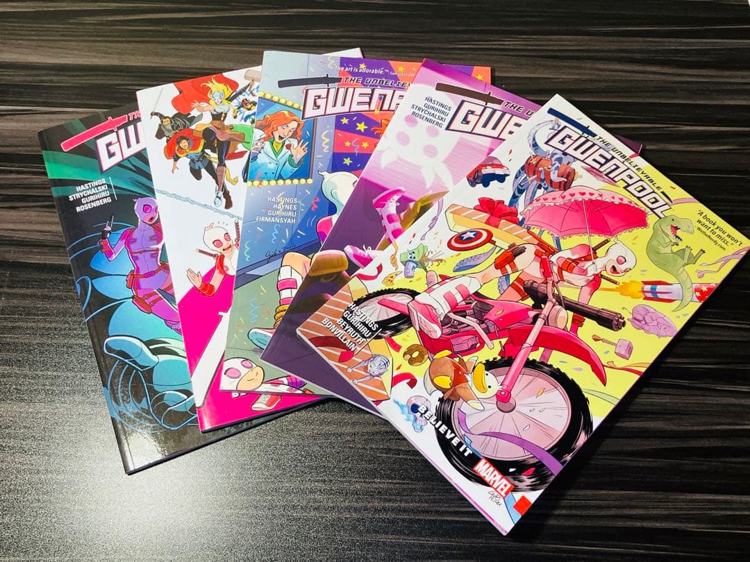 グウェンプール　 Gwenpool 英語版　５冊セット　アメコミ