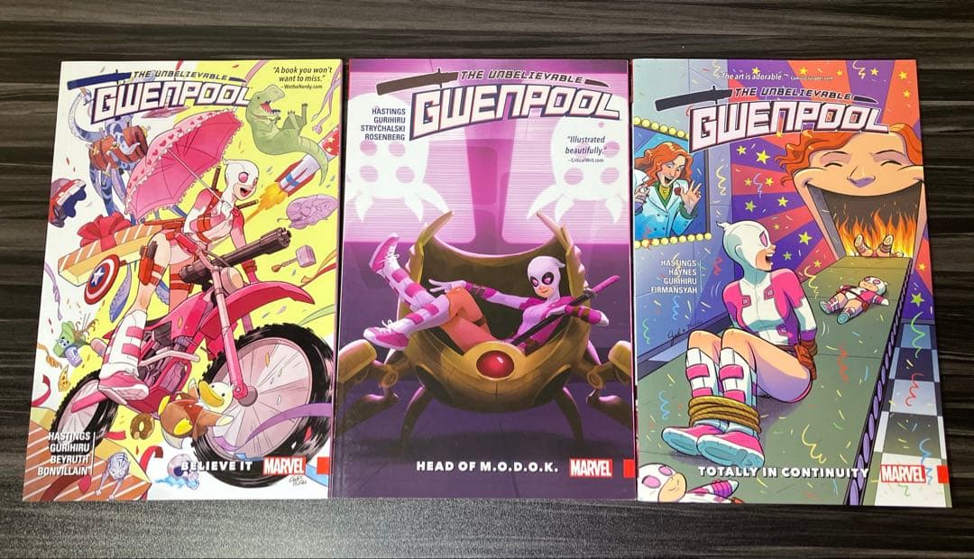 グウェンプール　 Gwenpool 英語版　５冊セット　アメコミ