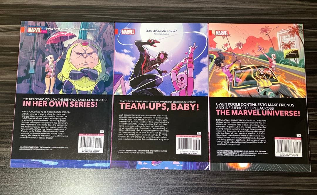 グウェンプール　 Gwenpool 英語版　５冊セット　アメコミ