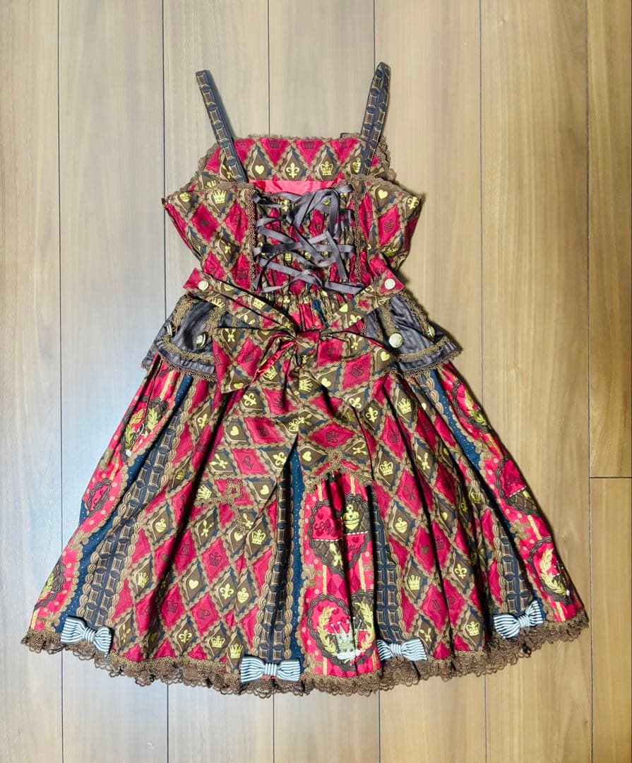 AngelicPretty Queen Chocolateジャンパースカート