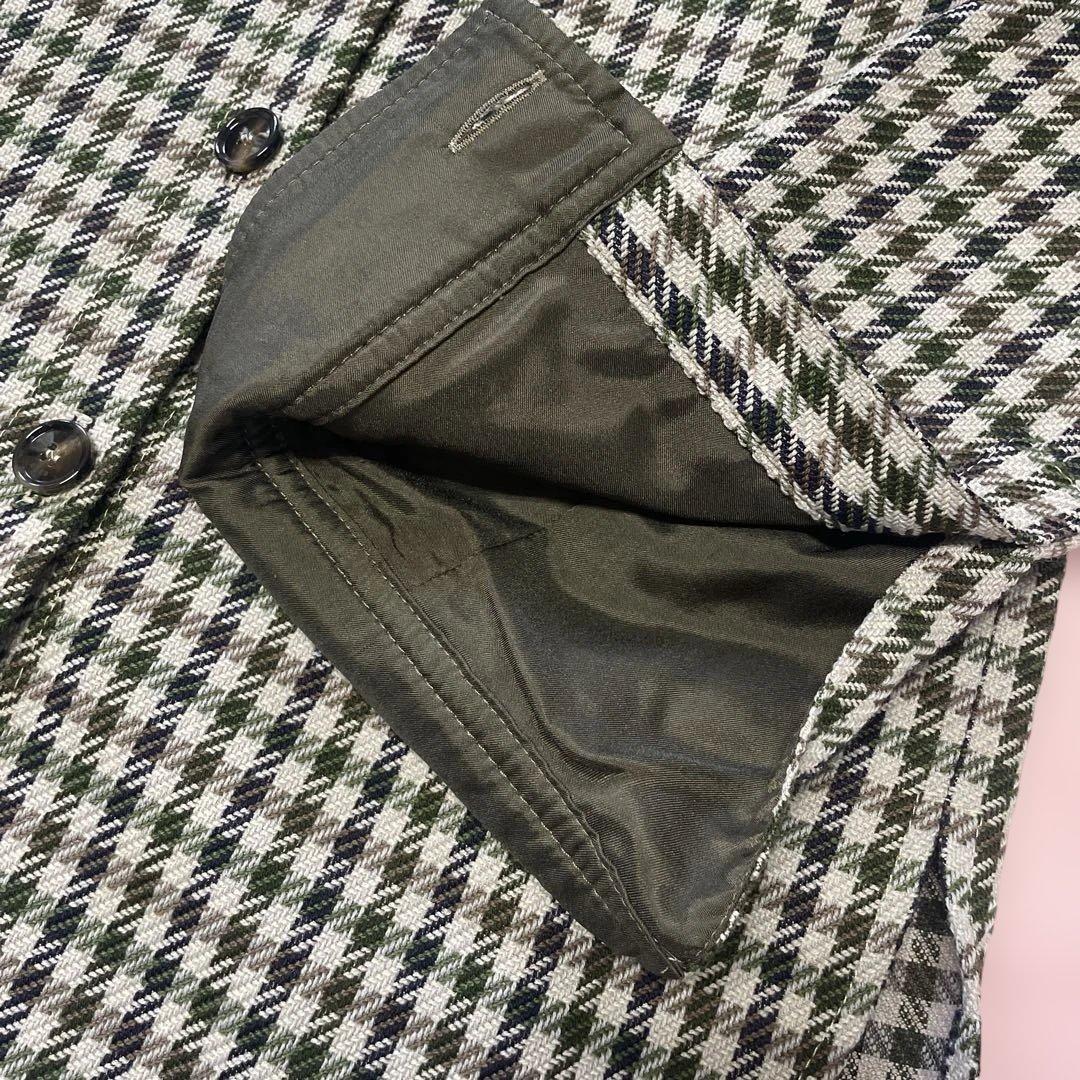 HUGO BOSS 計3点 チェック柄セットアップ、ベージュロングカーディガン