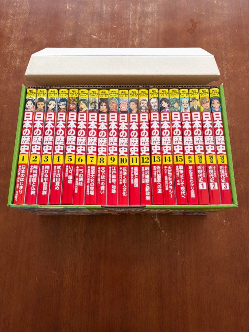 日本の歴史　角川まんが学習シリーズ　全15巻＋別巻4冊(19冊セット)