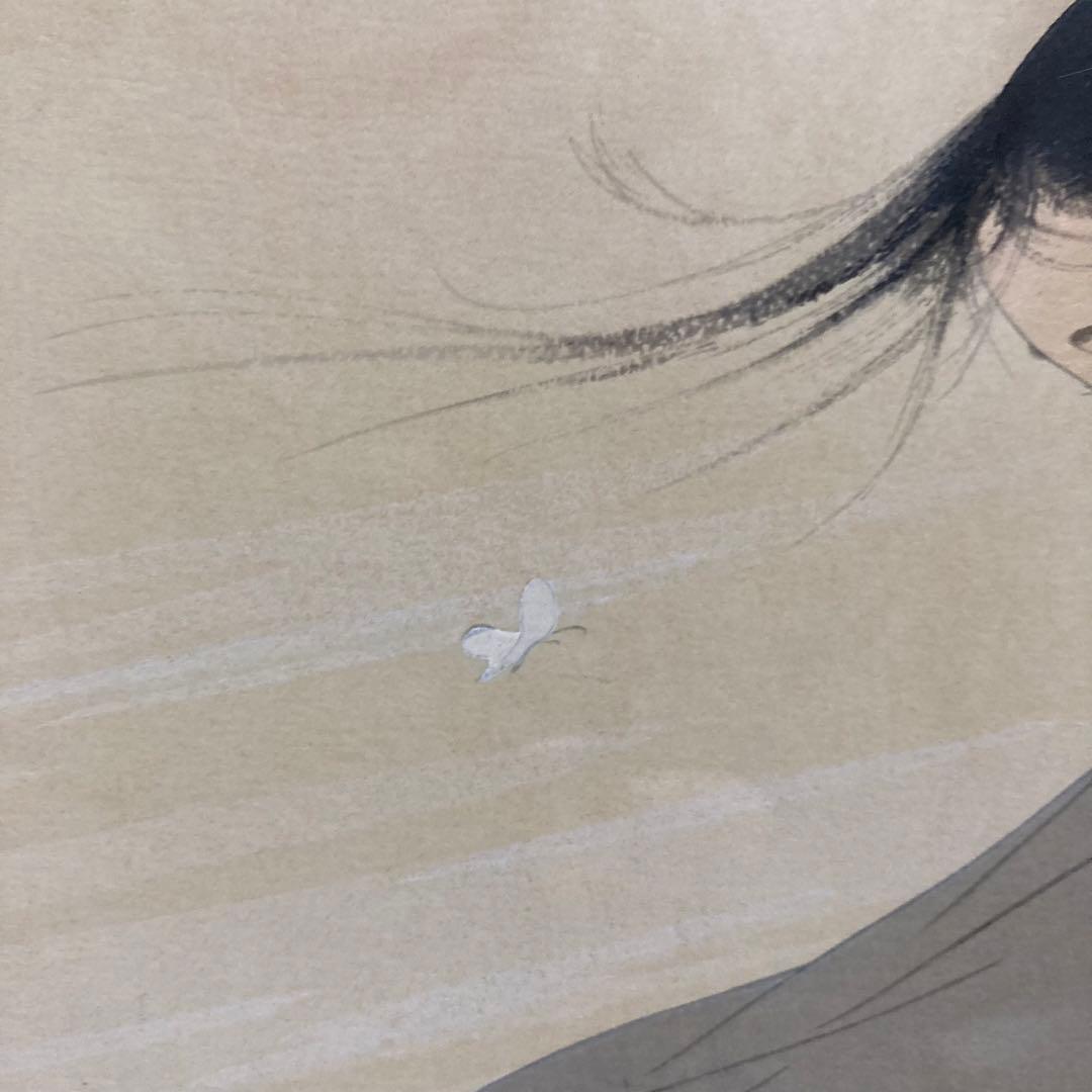 【真作保証】中島潔「風のかなた」手摺木版画 直筆サイン 京都版画院 版画 絵画