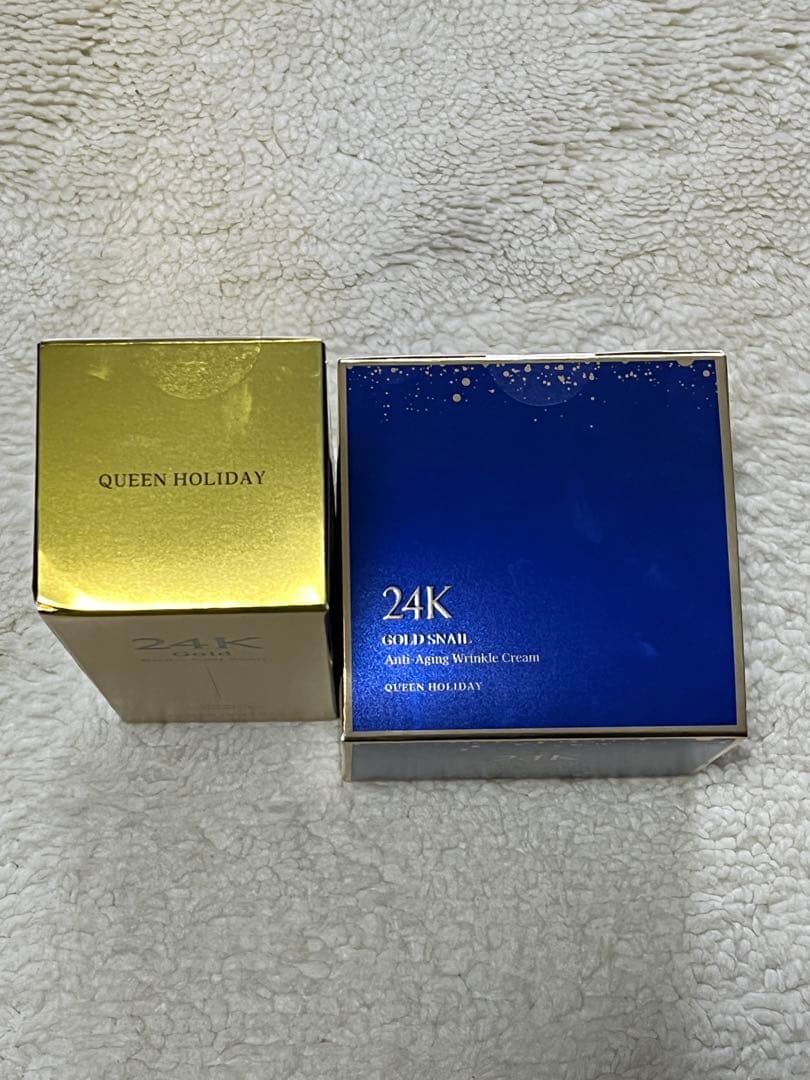 24Kゴールド スネイル アンプル＆クリーム セット　⭐️値下げ⭐️
