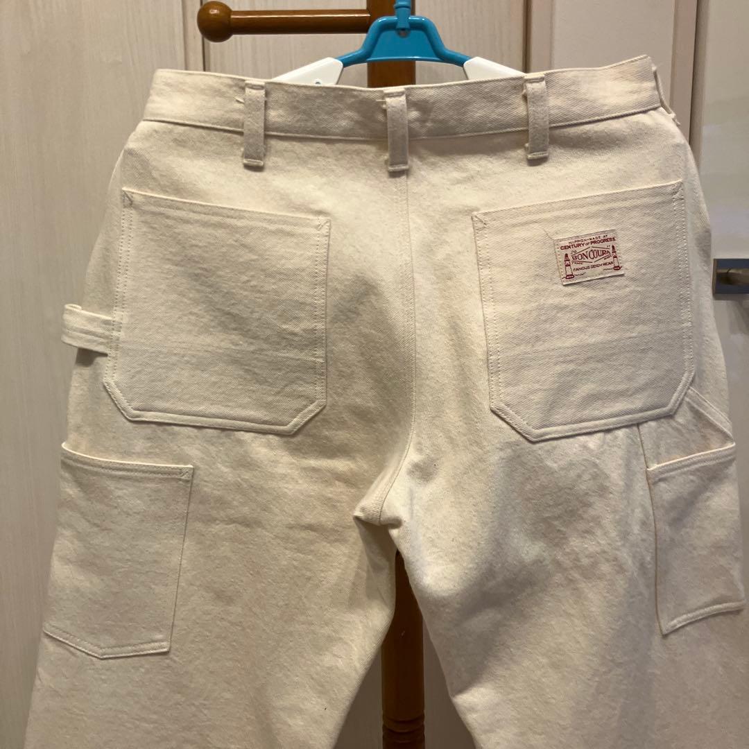 美品BONCOURA Painter Pants Off White 30