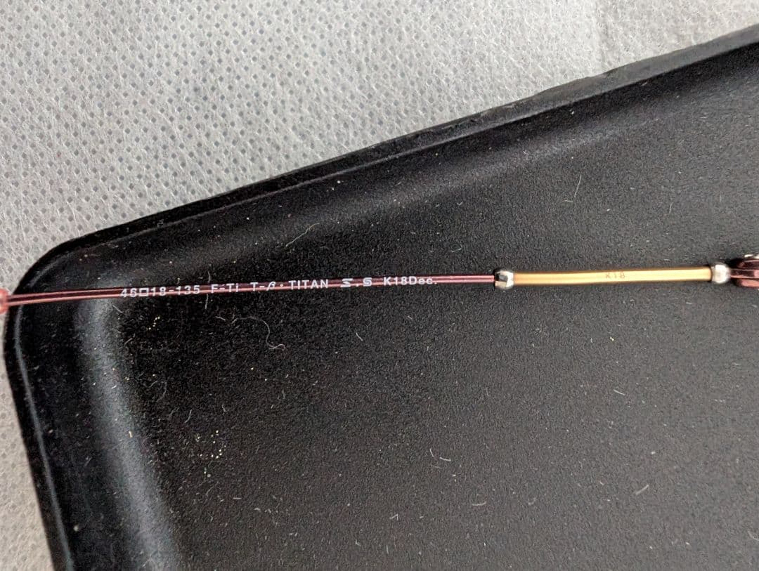 K18 パリミキ眼鏡フレーム