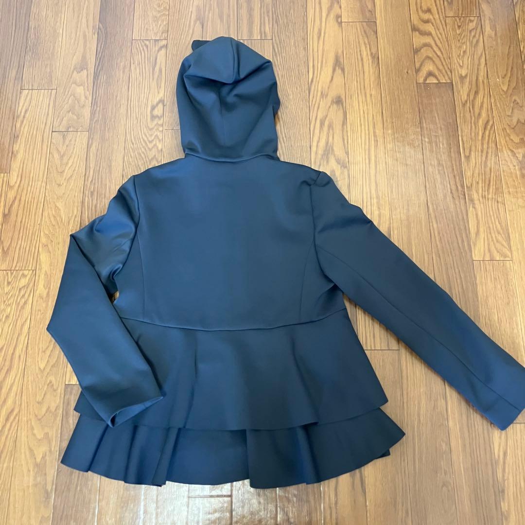 （K25903）★美品★M-premier BLACK パーカー 34 ブラック