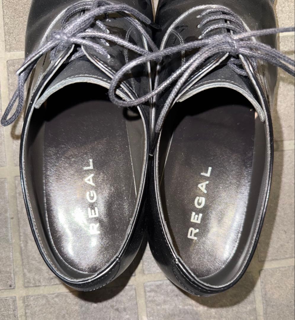 REGAL ブラック ドレスシューズ