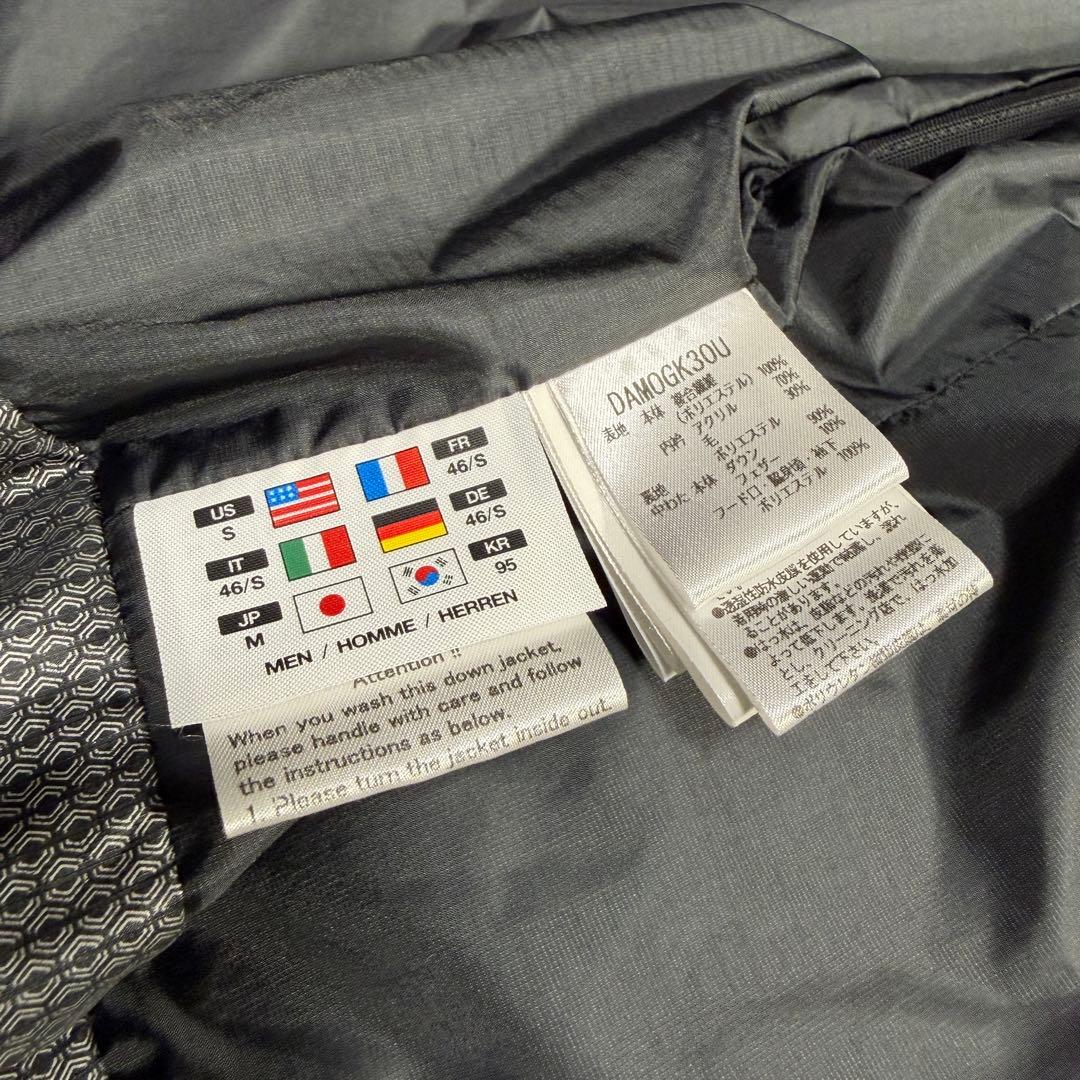 デサント　水沢ダウン　マウンテニア　DAMOGK30U 黒　 Mサイズ　ブラック