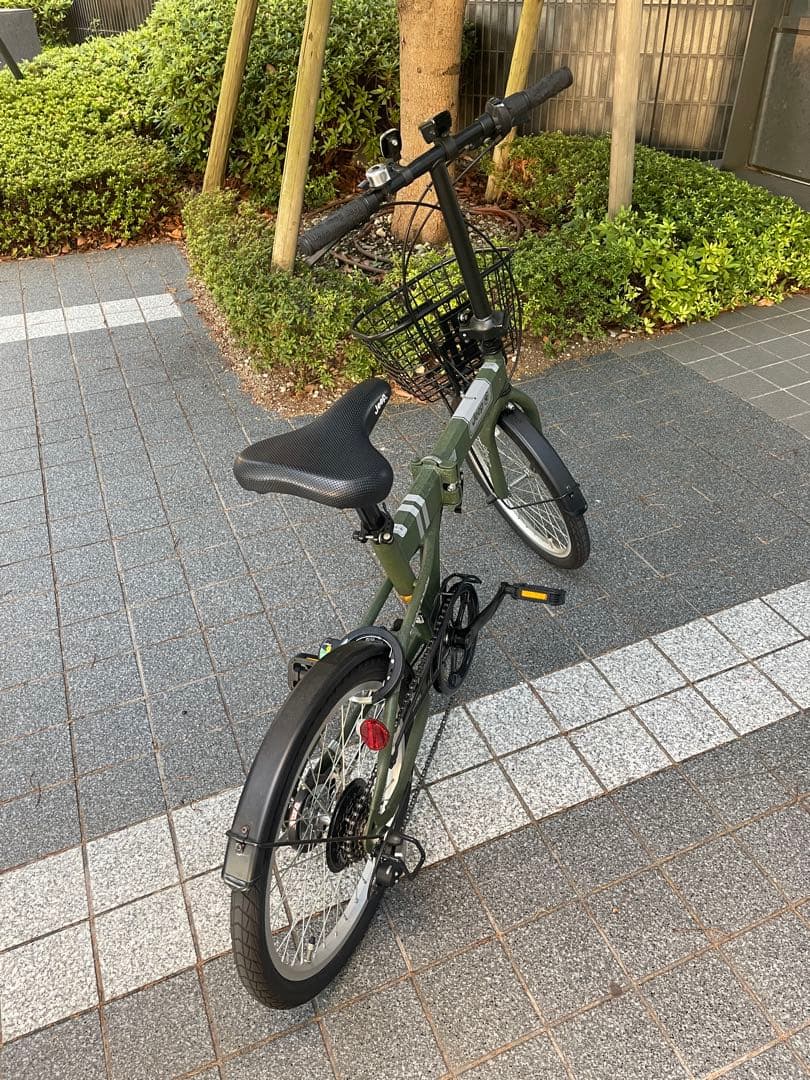 Jeep 折りたたみ自転車 カーキ