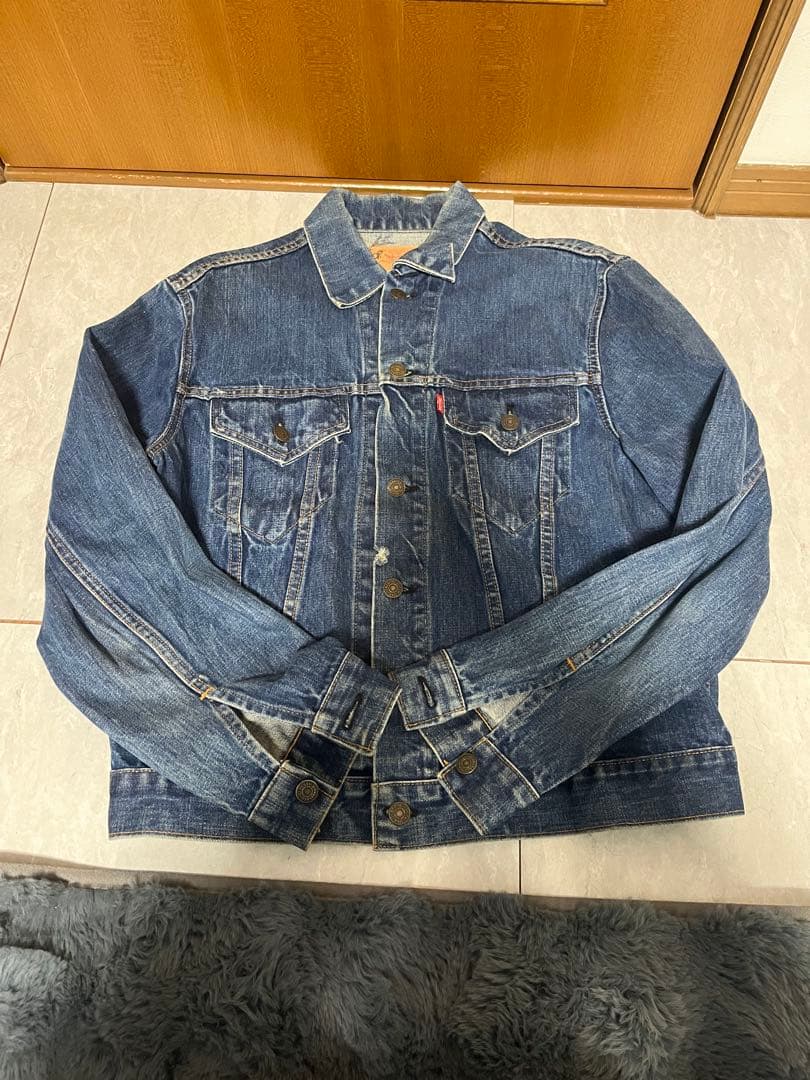 h*1様 Levi’s 70505 4th デニムジャケットボタン裏刻印525（