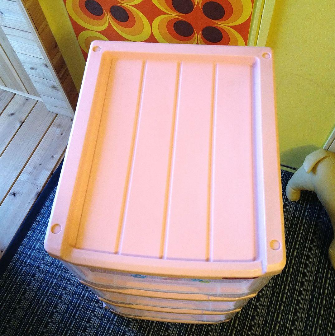 【希少】エンジェルキティ キャスター付き3段チェスト 衣装ケース アルバム付き