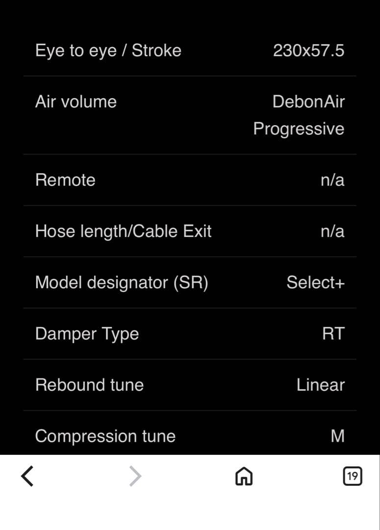 RockShox Deluxe Select+ リアサスペンション