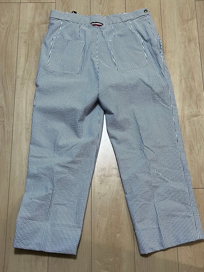 【バイソン】　MONCLER ストライプ スラックス TG 2