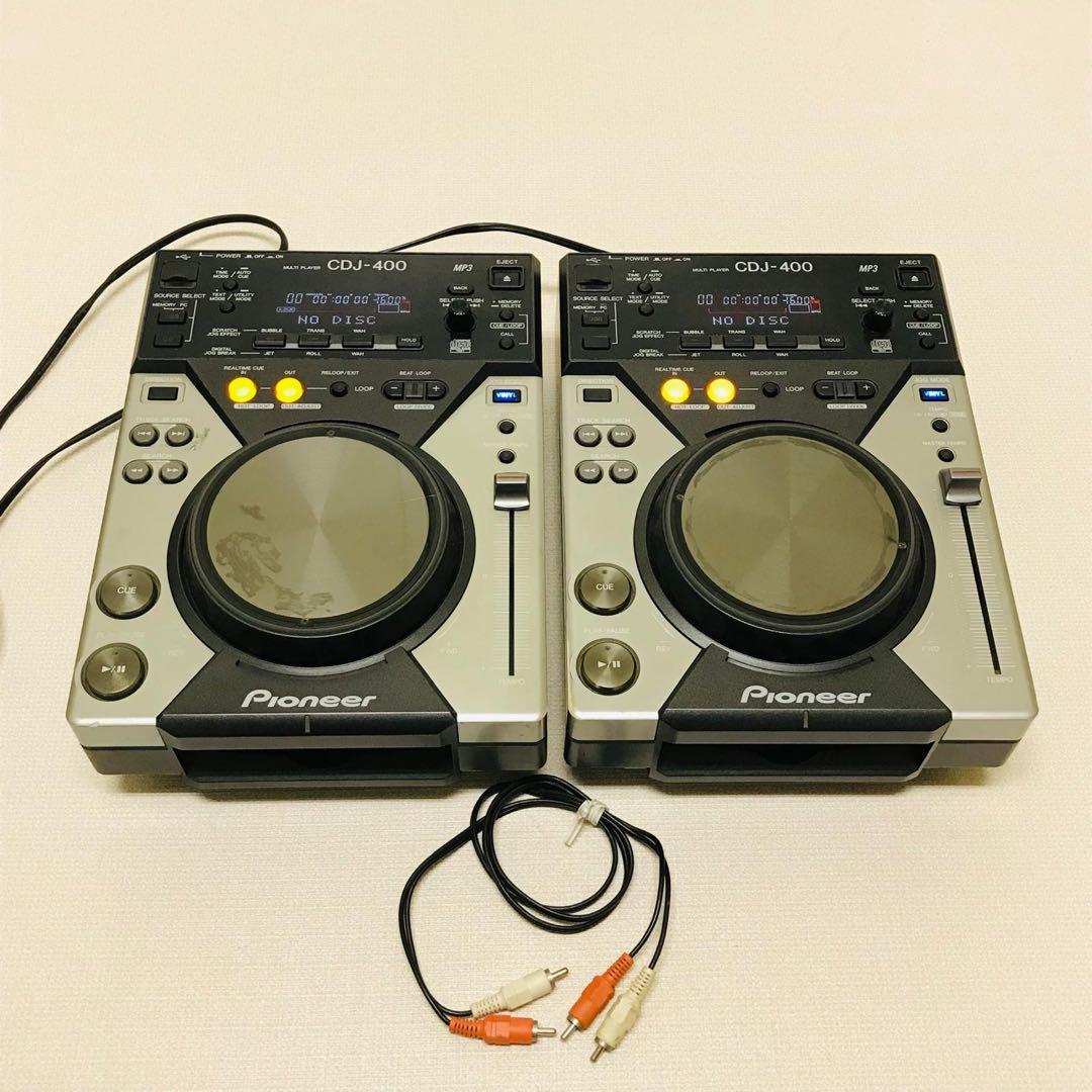 パイオニア　Pioneer CDJ-400 2台セット 動作確認済みです本体のみ