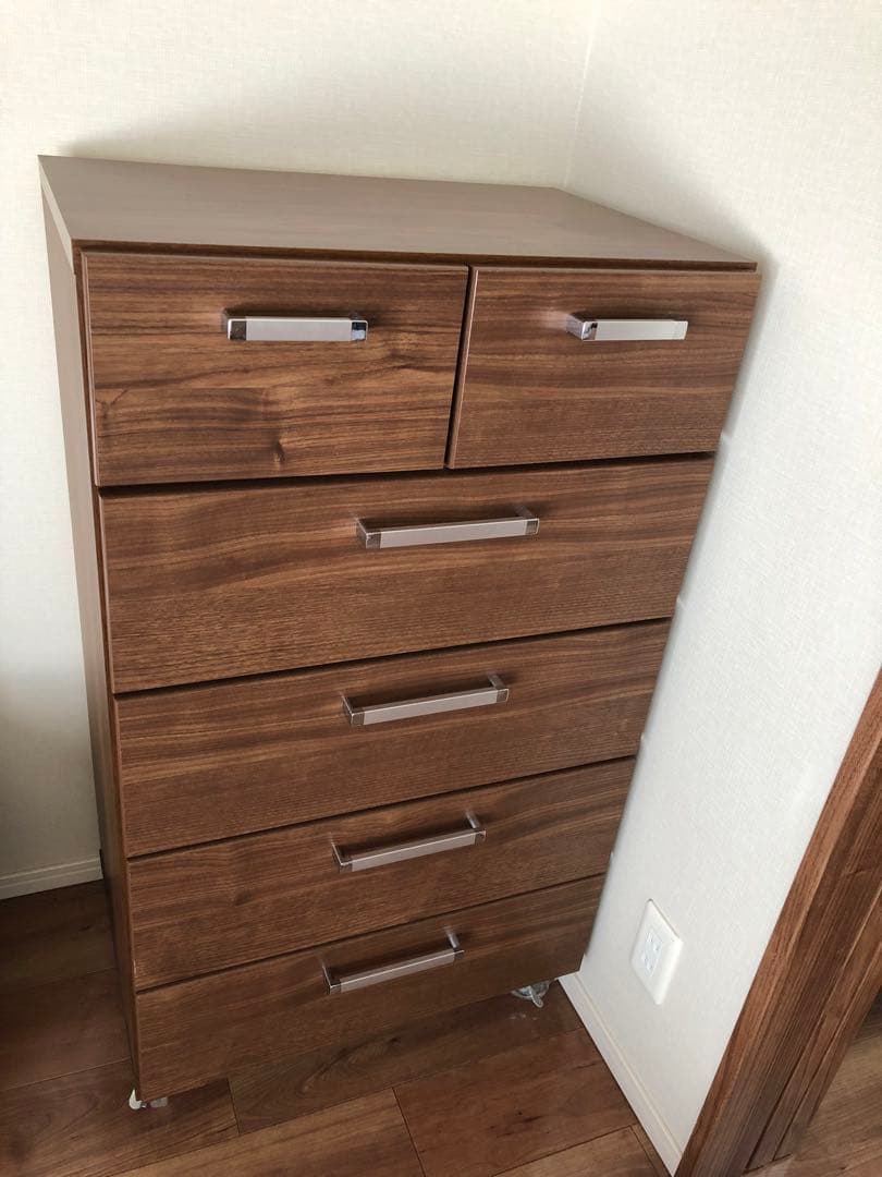 susana　チェスト　リビング収納　タンス　国産　日本製　引き出し　5段