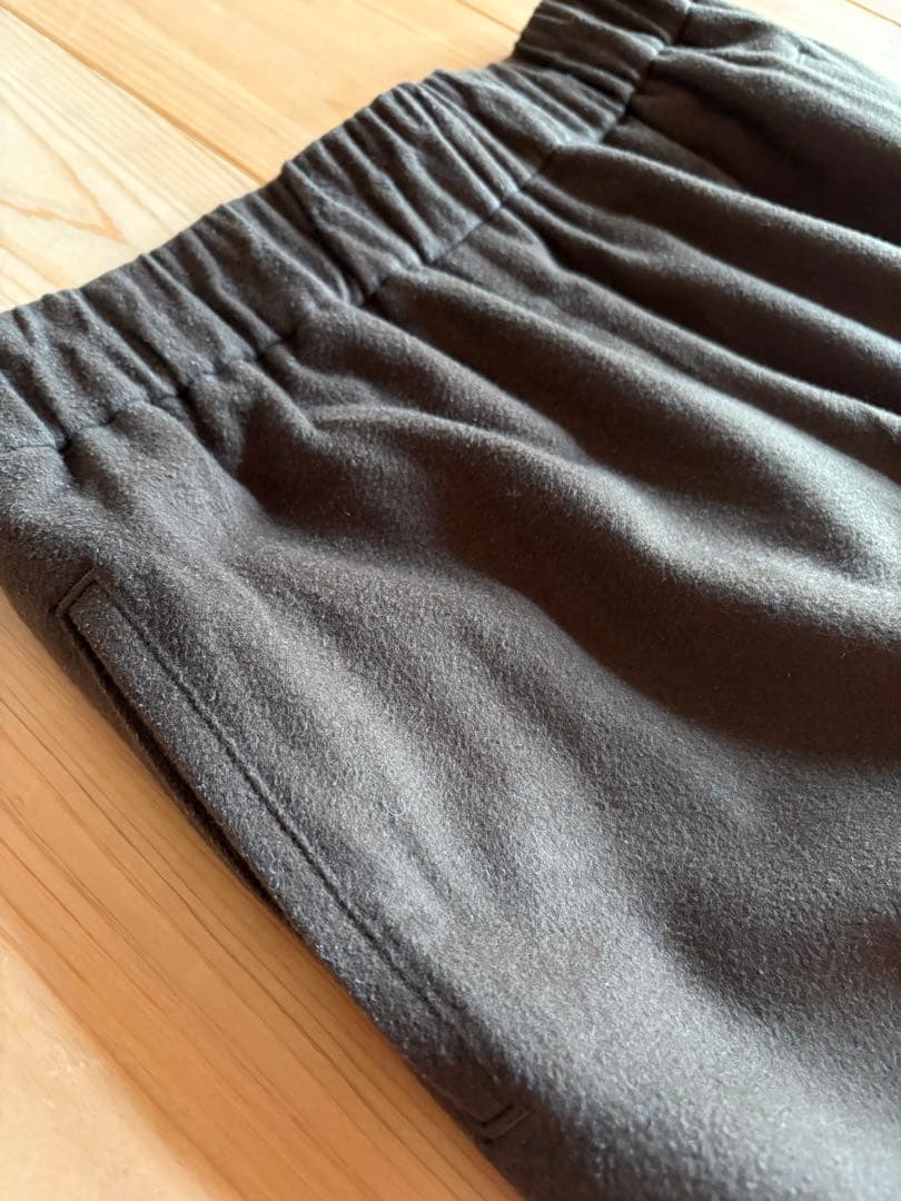 arts&science イージーパンツ ウールブラウン０