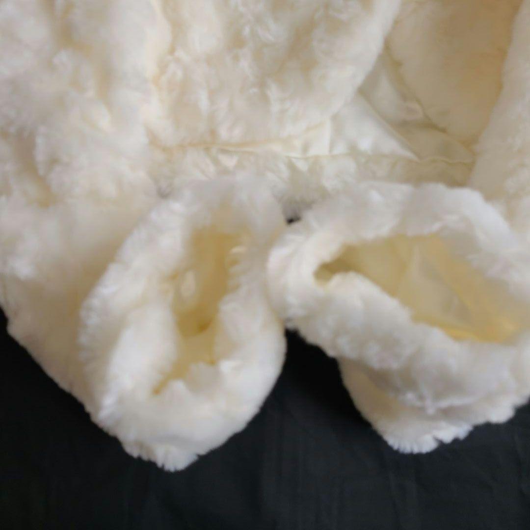 美品✨リズリサ ボアコート ワンピース 2点セット フリル チュール リボン