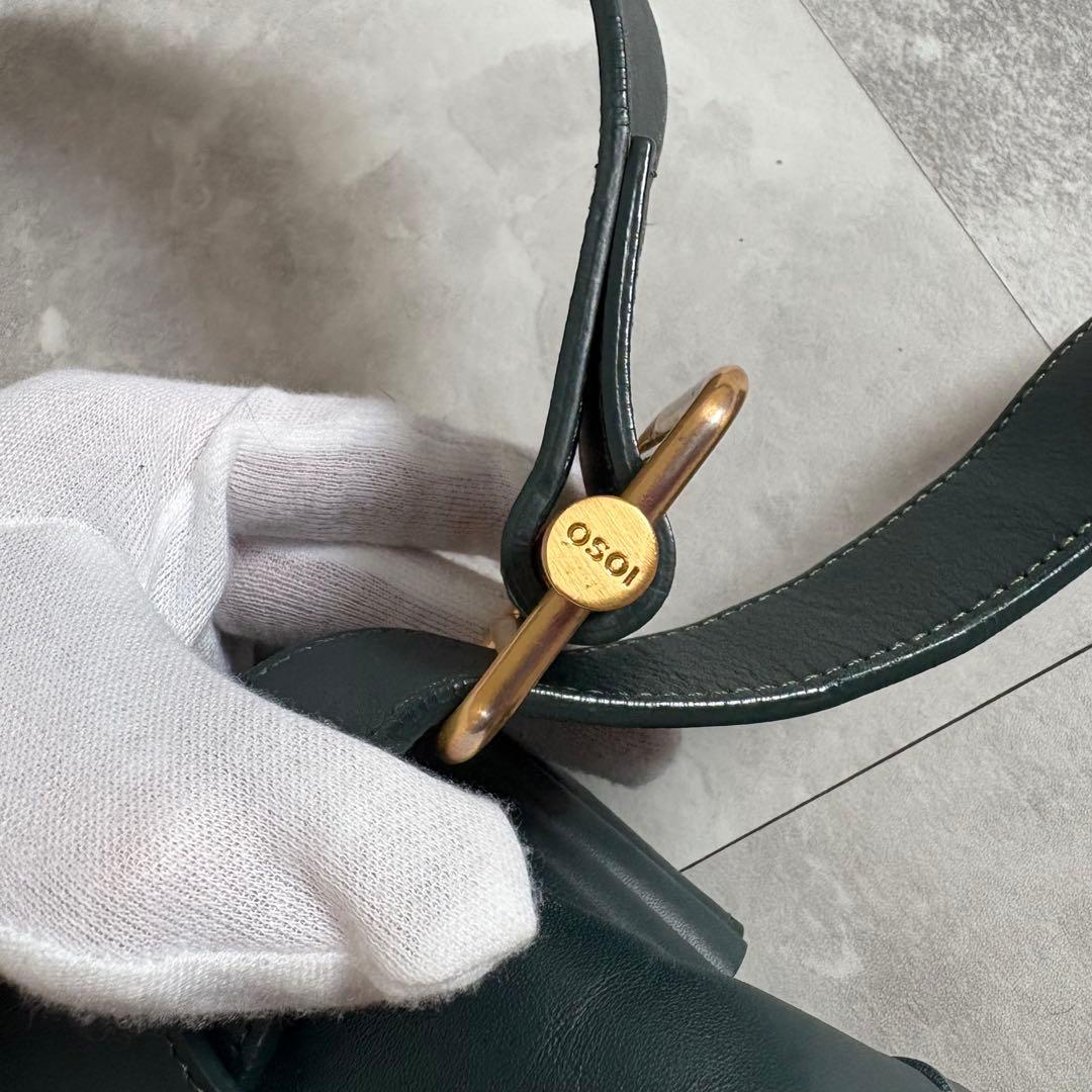 【入手困難❗️】osoi オソイ Mini Brot ショルダーバッグ 金ロゴ