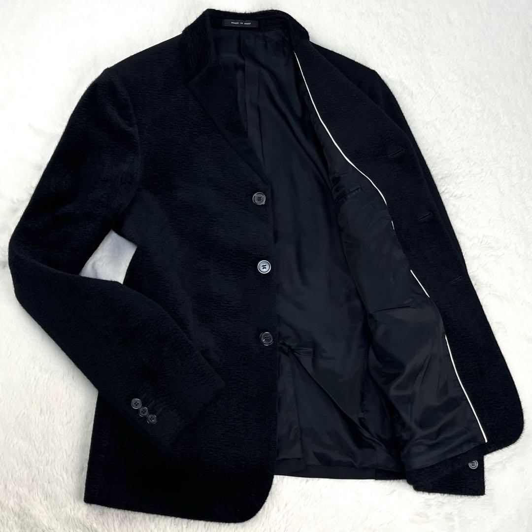 極希少 エンポリオアルマーニ ハラコ ドッキングジャケット MILANO 48