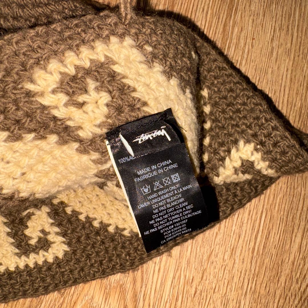 美品✨Stussy バケットハット　ニット帽　ストリートブランド
