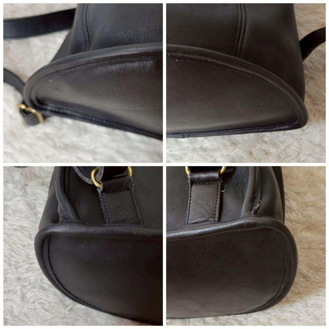 オールドコーチ リュック 巾着 肩掛け 希少 レア ターンロック ゴールド金具