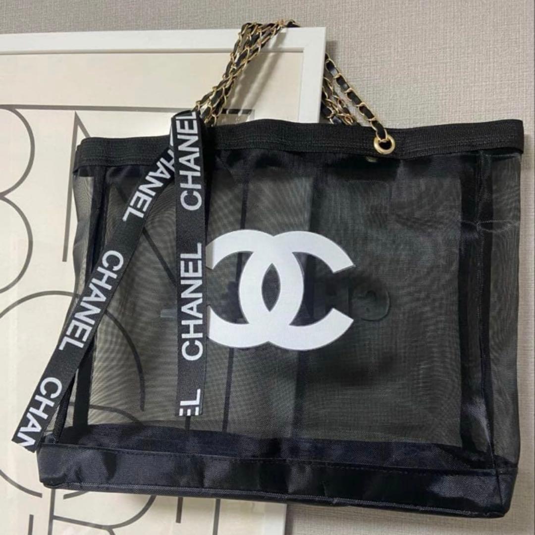 限界安値【新品・未使用・即日発送】シャネル メッシュトートバッグ＆ポーチセット