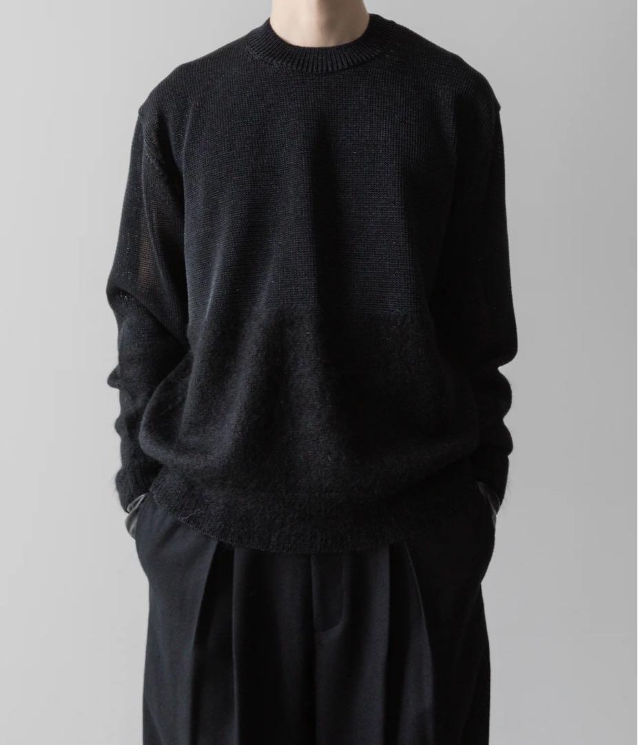 トップス ssstein MOHAIR GLITTER KNIT COMBINATION