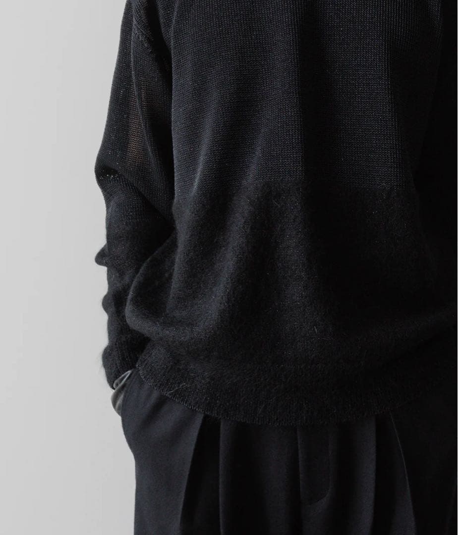 トップス ssstein MOHAIR GLITTER KNIT COMBINATION