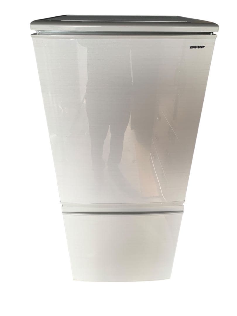 シャープ 2ドア冷凍冷蔵庫 SJ-D14D-W 2018年製 大阪配送