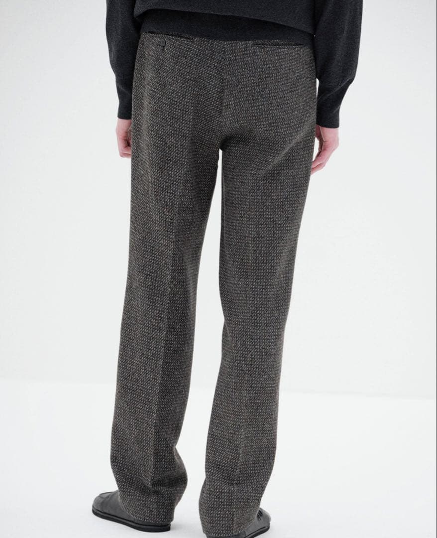 パンツ AURALEE ALPACA WOOL SILK TWEED SLACKS 4