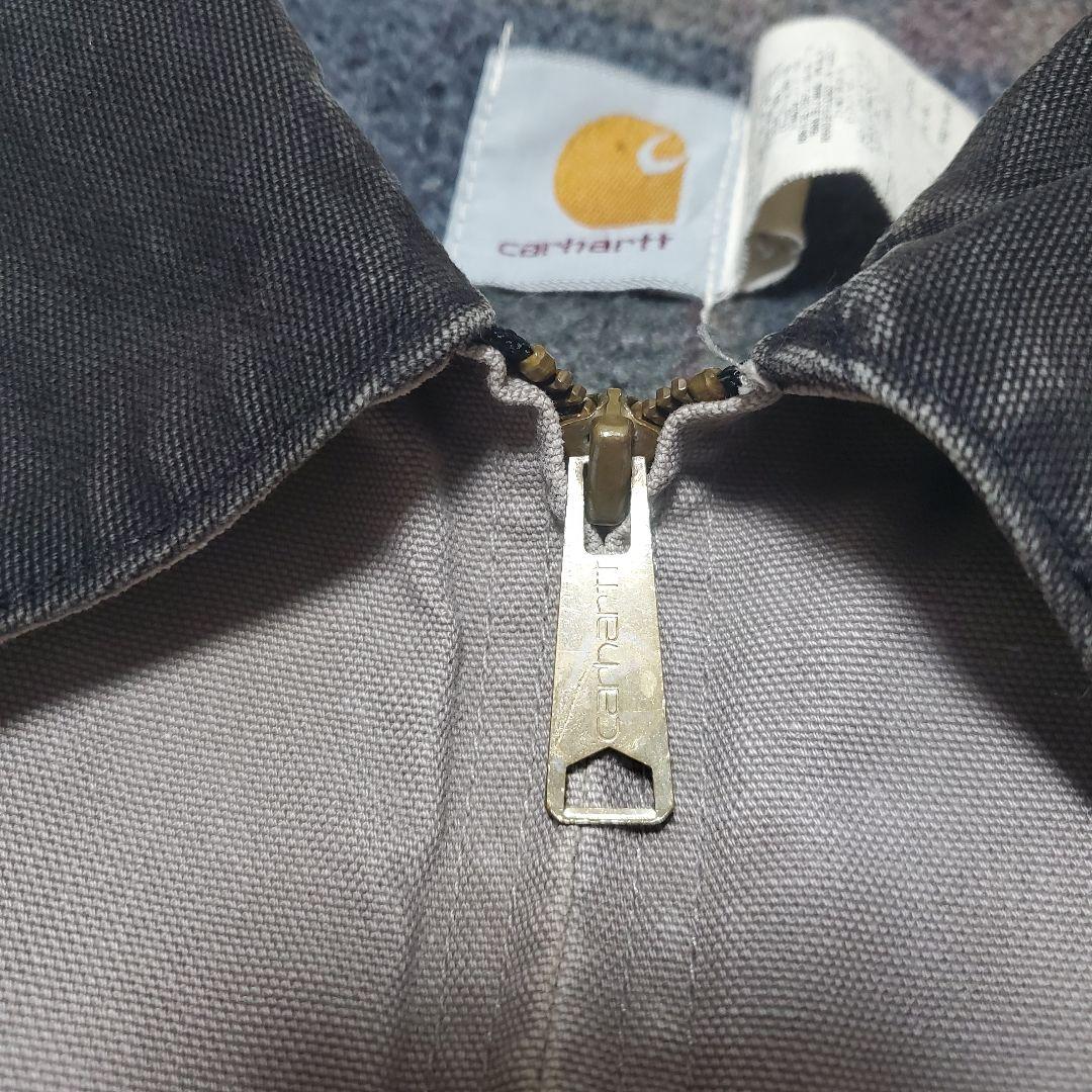 90s カーハート デトロイトジャケット グレー 2XL 野村訓一 J76CMT