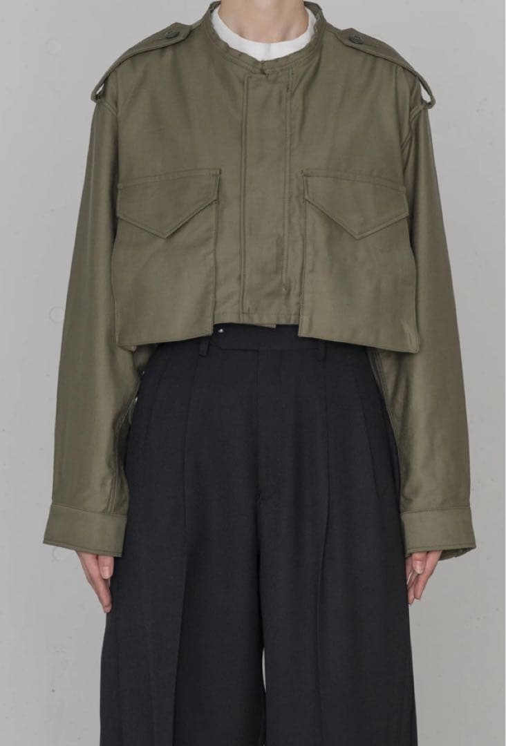 ジャケット・アウター HYKE TYPE M-51 FIELD CROPPED JACKET