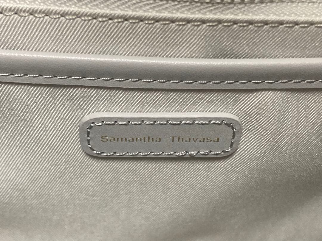 サマンサタバサ ファンシーツイードスクエアハンドバッグ ホリデーコレクション