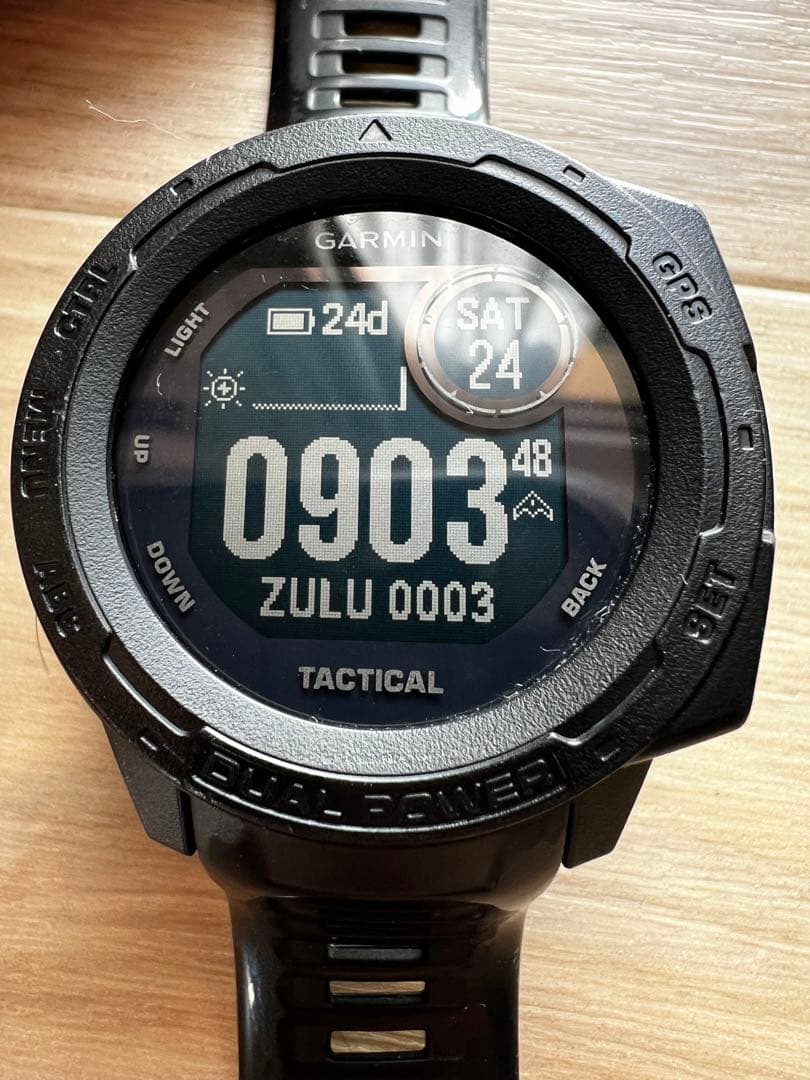 【美品】ガーミン Instinct Dual Power タクティカル 完備
