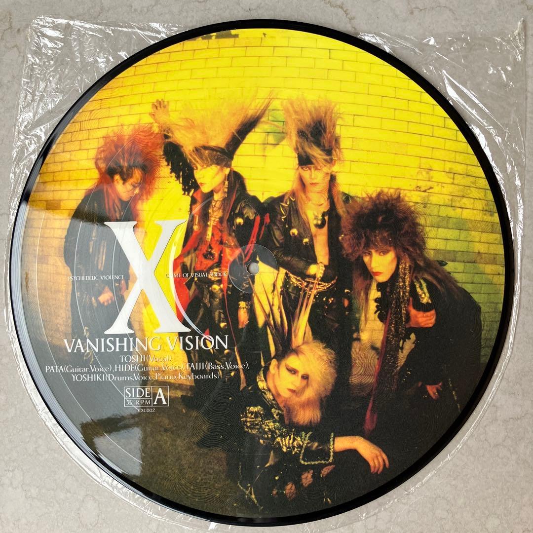 X　VANISHING VISION　5000枚限定ピクチャーレコード　開封品